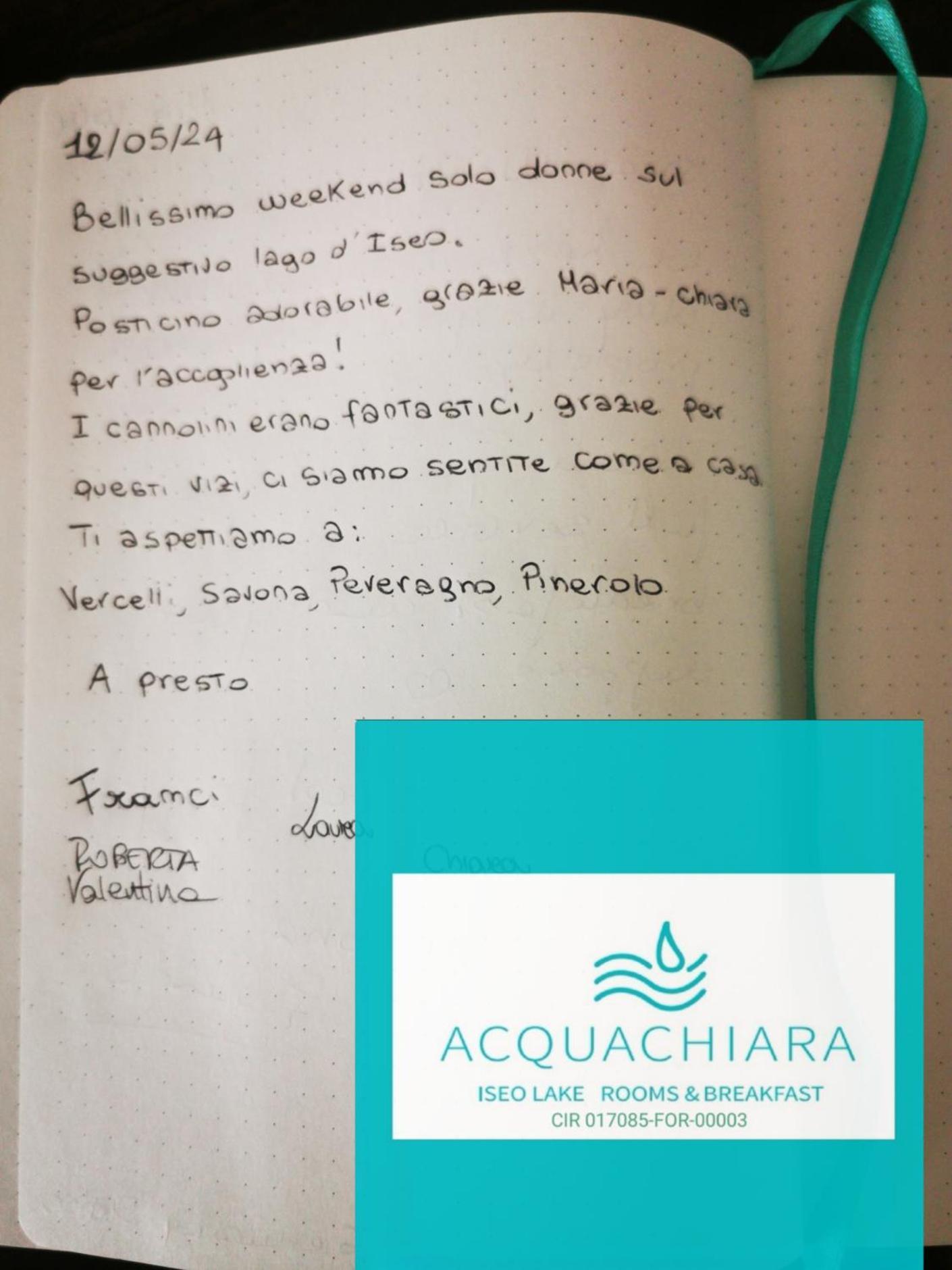 Acquachiara Iseo Deluxe Bed & Breakfast Iseo Center With Garden And Parking Inside Foresteria Екстериор снимка